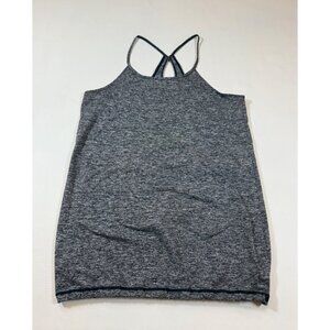 Sweaty Betty Medium Women Gray Racerback Tank Top Stretch Lightweight (bin ii87)